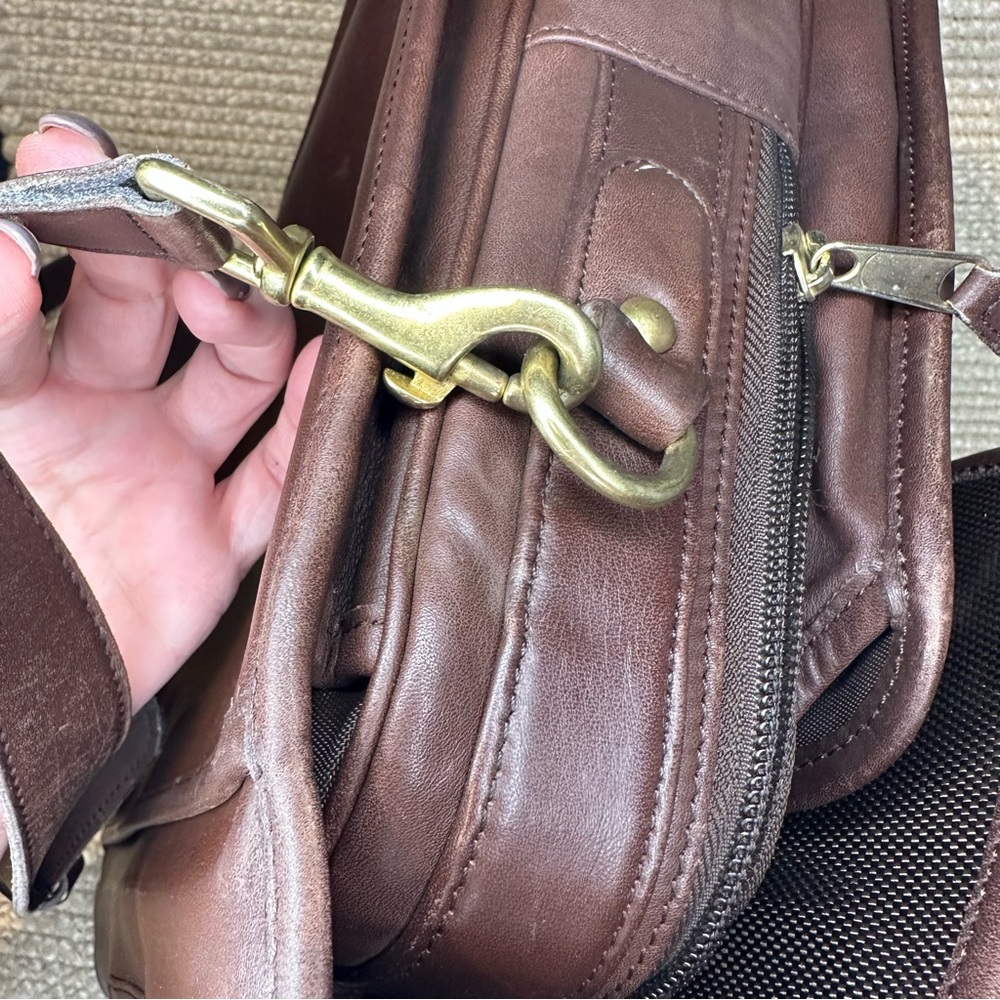 Coach Brown Leather Briefcase - Picture 15 of 16